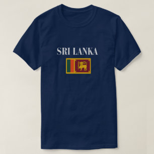 Fêter la culture du t-shirt drapeau du Sri Lanka