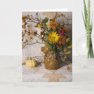 Fêtes Annuelles 4603 Cartes de voeux pour l'action de grâce floral