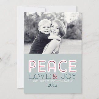 Fêtes Annuelles Cartes d'amour et de joie pour la paix