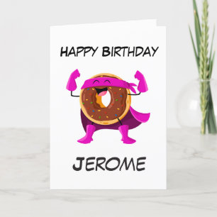 Fêtes Annuelles Cartes d'anniversaire de super-héros pour enfants 