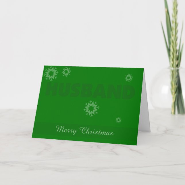 Fêtes Annuelles Cartes De Noël Pour Maris (Devant)
