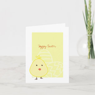 Fêtes Annuelles Cartes de Pâques pour bébé poussin