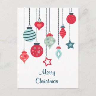 Fêtes Annuelles Cartes de voeux colorées pour Joyeux Noël avec