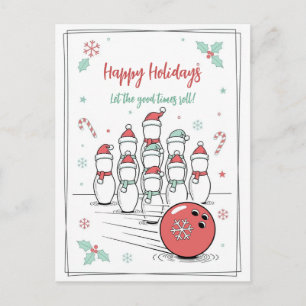 Fêtes Annuelles Cartes de vœux de Noël pour quilles de Noël Doodle
