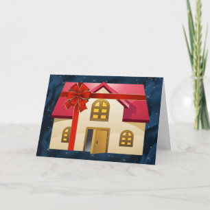 Fêtes Annuelles Cartes de vœux de vacances pour immobilier