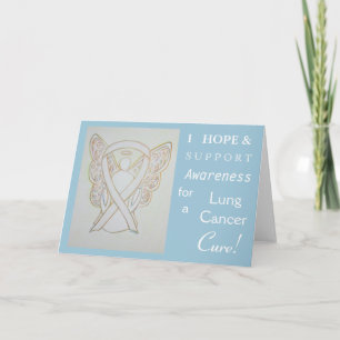 Fêtes Annuelles Cartes de voeux pour la sensibilisation au cancer 