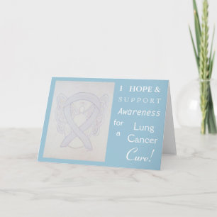 Fêtes Annuelles Cartes de voeux pour la sensibilisation au cancer 