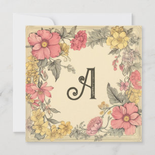 Fêtes Annuelles Melon rose, crème et jaune : Cartes pour notes mon
