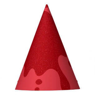 Fêtes Chapeaux de fête à goutte rouge tomate personnalis