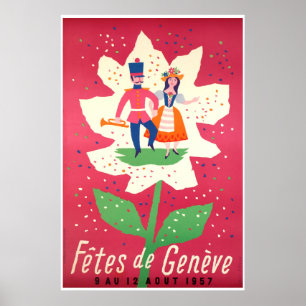 Fêtes de Genève 1957 Poster
