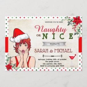 Fêtes de Noël, invitation coquine ou sympathique