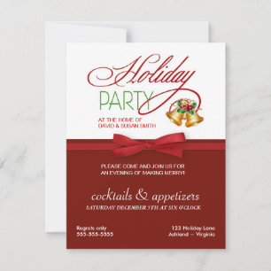 Fêtes de Noël Invitations élégantes