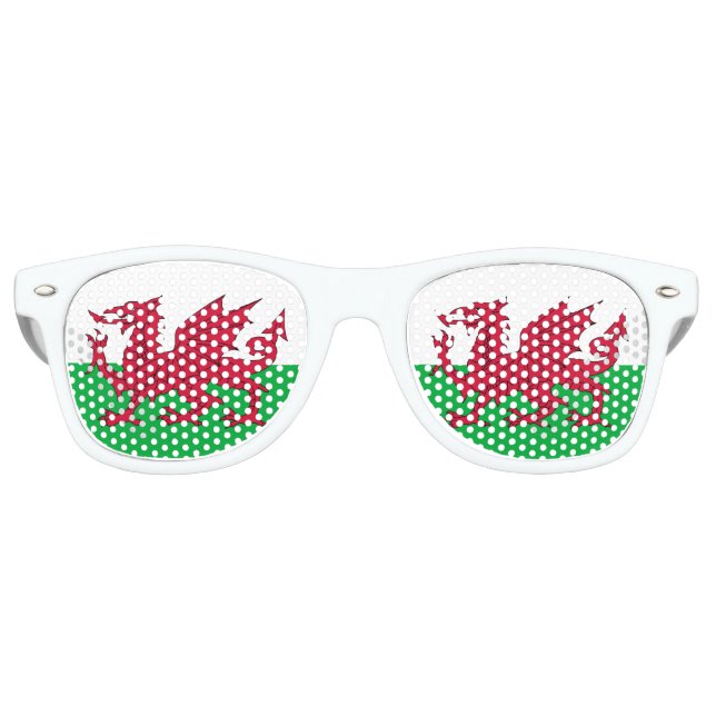 Fêtes & Pays de Galles Lunettes de soleil / Drapea (Devant)