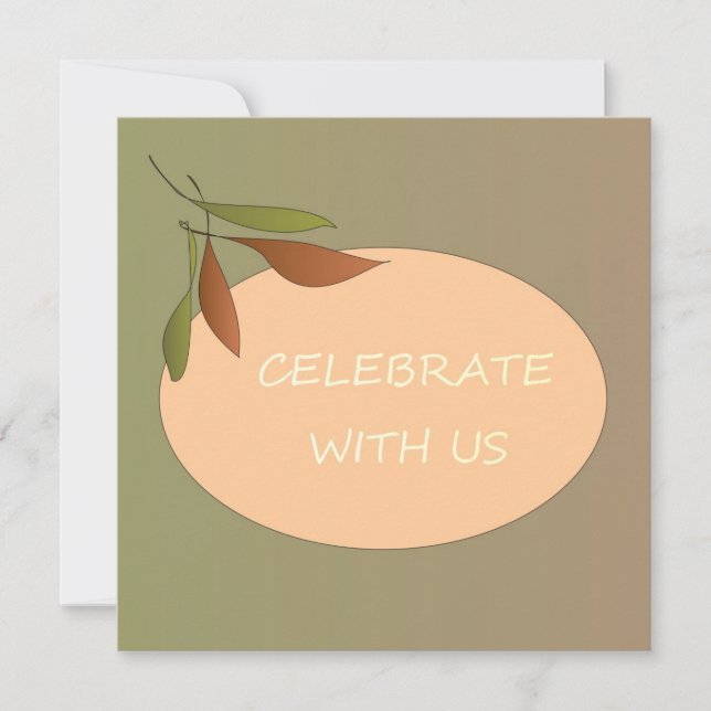 Fêtez avec nous >Carte Faire-part de mariage tenda (Devant)