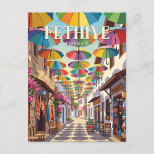 Fethiye Altstadt Türkei Postkarte