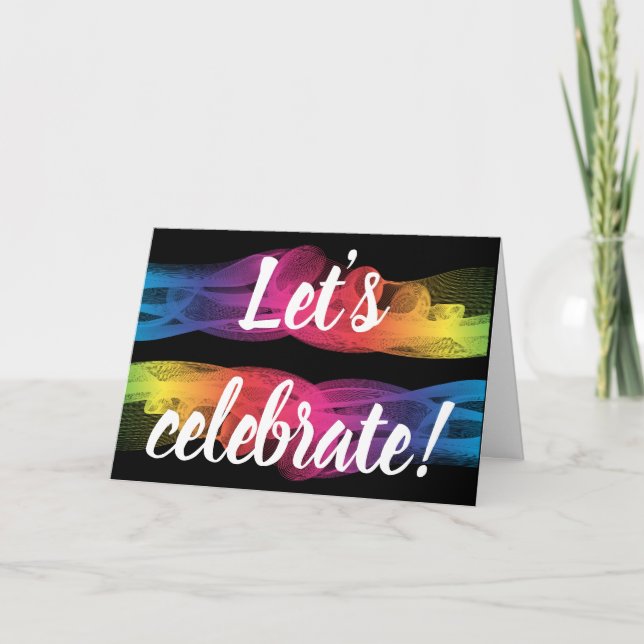 Fêtons la carte d'invitation invitation (Devant)