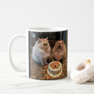 Fêtons notre chat Mug d’anniversaire avec un migno