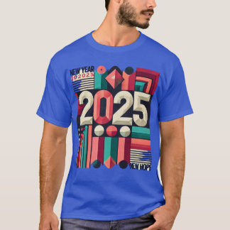 Fett 2025 Neujahrsentwurf: Neues Start-T-Shirt T-Shirt