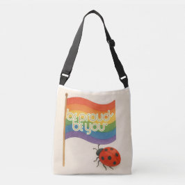 Fett ausdrückende LGBTQ und Stolz Tragetaschen Mit Langen Trägern