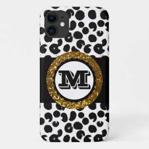 Fett & ausgeklügelt Wild Life Gold Black & White Case-Mate iPhone Hülle
