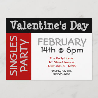 Fett & BIG Valentinstag Single Party Einladung