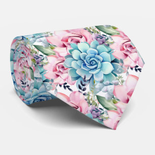 Fett Blaurosa Sukkulturen Krawatte