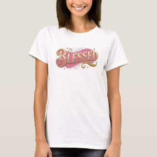 Fett BLESSED 2D Kunst-Motiv T-Shirt