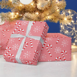 Fett Bonbons Rosa Weihnachtswackelpapier Geschenkpapier