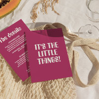 Fett bunt Retro Groovy Moderne Hochzeitsdetails