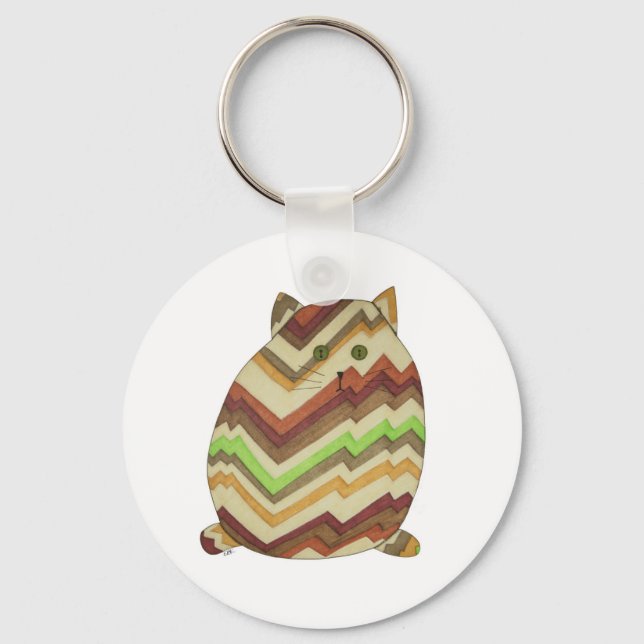 Fett Cat Schlüsselanhänger (Vorderseite)