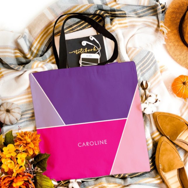 Fett Chic Stilvoll farbiges Stripmuster Tasche (Von Creator hochgeladen)