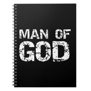 Fett Christliches Zitat von Men Faith Sprichwort G Notizblock