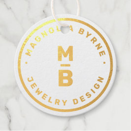 Fett Circle Two Monogram Company Foil Fevor Tags