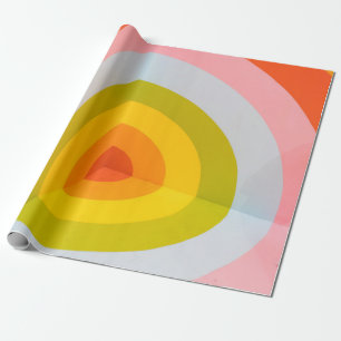 Fett Corner Bullseye Wrapping Paper Geschenkpapier