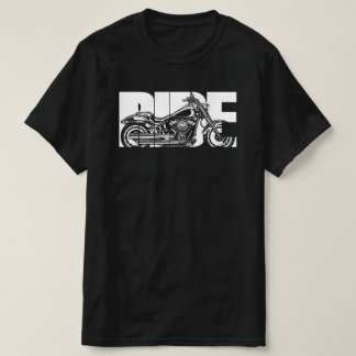 Fett fahren - Retro Motorrad-Geschenk T-Shirt