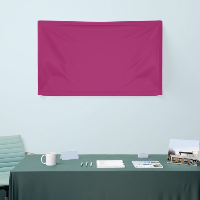 Fett Farbe Block Wedite - Magenta Banner (Messeveranstaltung)