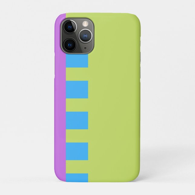 Fett Farbe Blöcke Grün Blau Rosa 7 Case-Mate iPhone Hülle (Rückseite)