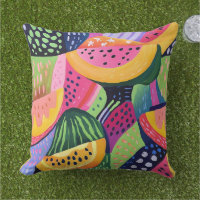 Fett farbenfrohe Melon Sommerfrüchte Malerei