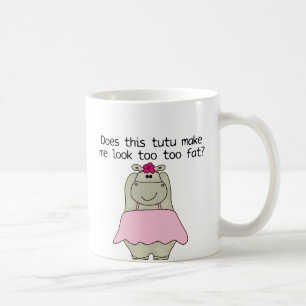 Fett FlusspferdTu Tu Kaffeetasse