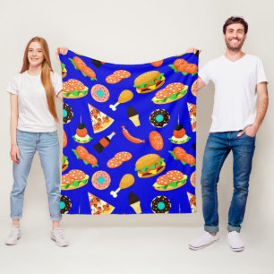 Fett Food Frenzy Fleecedecke