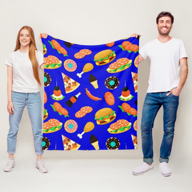 Fett Food Frenzy Fleecedecke (Beispiel)