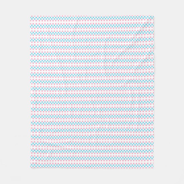 Fett formatierte Punkte für Transgender Prig-Flag- Fleecedecke (Vorderseite)
