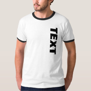 Fett formatierter Schriftart Text oder Name Mens W T-Shirt