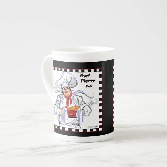 Fett Französischer Koch Tasse Art (Vorderseite Links)