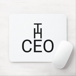 Fett für den CEO Text Mouse Pad für Workspaces Mousepad