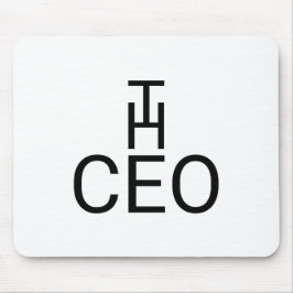 Fett für den CEO Text Mouse Pad für Workspaces Mousepad
