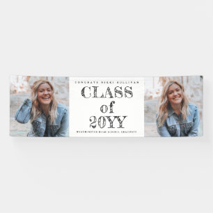 Fett gedruckter Abschlussfoto-Banner Typ 2 Banner