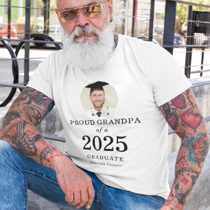Fett gedrucktes Foto Proud Opa 2023 Absolvent T-Shirt