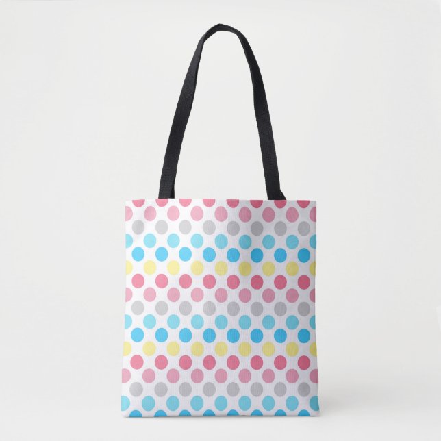 Fett Genderflux Pride Flag Punkte Tasche (Vorderseite)