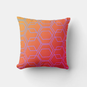 Fett geometrische Formen Ombre-Wurfkissen Kissen